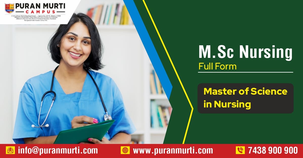 MSc Nursing Full Form 